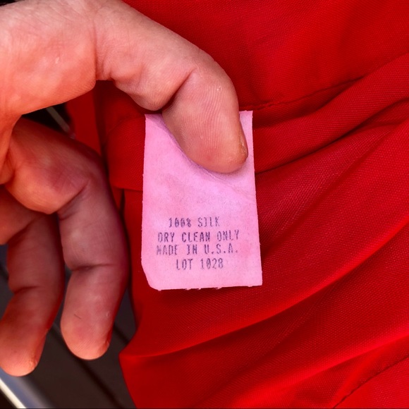 Christmas top sexy VINTAGE 90βs - 100% silk corset tank - Picture 6 of 15